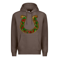 Coffee Christmas Horseshoe Premium Hoodie - Jasminsmagicworld