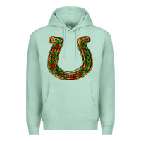 Seafoam Christmas Horseshoe Premium Hoodie - Jasminsmagicworld
