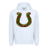 White Christmas Horseshoe Premium Hoodie - Jasminsmagicworld