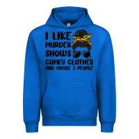 Cobalt i like murder shows comfy clothes and maybe 3 peop Urban Hoodie - MaliasSmallBusiness
