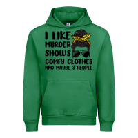 Emerald i like murder shows comfy clothes and maybe 3 peop Urban Hoodie - MaliasSmallBusiness