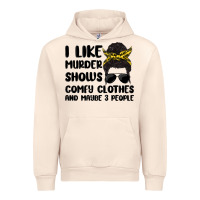 Sandshell i like murder shows comfy clothes and maybe 3 peop Urban Hoodie - MaliasSmallBusiness
