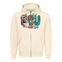 Sandshell pcu Zipper Hoodie - Zillion Design Studio