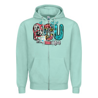 Seafoam pcu Zipper Hoodie - Zillion Design Studio