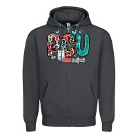 Smoke pcu Zipper Hoodie - Zillion Design Studio