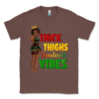 Chestnut thick thighs juneteenth vibes with afro black woma Classic Tee - texasbilliewilder