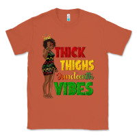 Copper thick thighs juneteenth vibes with afro black woma Classic Tee - texasbilliewilder