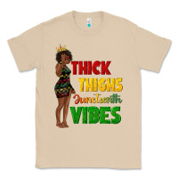 Mushroom thick thighs juneteenth vibes with afro black woma Classic Tee - texasbilliewilder