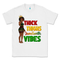 White thick thighs juneteenth vibes with afro black woma Classic Tee - texasbilliewilder