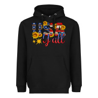 Black usa y all Heavyweight Hoodie - HRA Design Shop