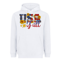White usa y all Heavyweight Hoodie - HRA Design Shop