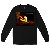 Black Halloween Is Coming Long Sleeve Tee - Unal Design
