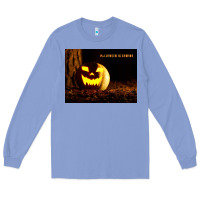 Colony Blue Halloween Is Coming Long Sleeve Tee - Unal Design