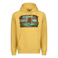 Antique Gold cactus turquoise serape leopard mexican flag Premium Hoodie - Jasminsmagicworld