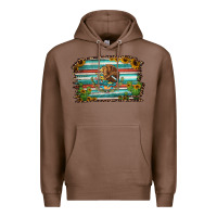 Chestnut cactus turquoise serape leopard mexican flag Premium Hoodie - Jasminsmagicworld