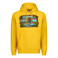 Lemon cactus turquoise serape leopard mexican flag Premium Hoodie - Jasminsmagicworld