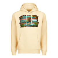 Pina Colada cactus turquoise serape leopard mexican flag Premium Hoodie - Jasminsmagicworld