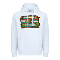 White cactus turquoise serape leopard mexican flag Premium Hoodie - Jasminsmagicworld