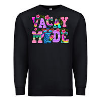 Black vacay mode Premium Sweatshirt - AdoDesignShop