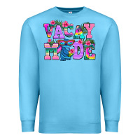 Ocean Blue vacay mode Premium Sweatshirt - AdoDesignShop