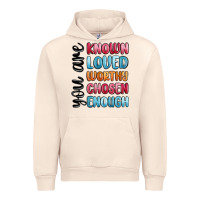 Sandshell you are known loved worthy chosen enough Urban Hoodie - MaliasSmallBusiness