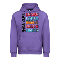 Tulip you are known loved worthy chosen enough Urban Hoodie - MaliasSmallBusiness