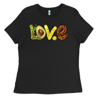 Black love avocado Ladies Tee - BarkalooDesign