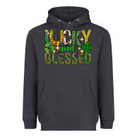 Smoke Lucky and blessed st. patricks day Heavyweight Hoodie - Neo Western