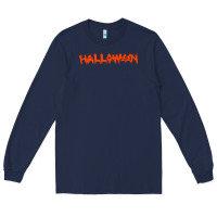 Navy halloween Long Sleeve Tee - Unal Design