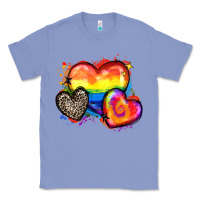 Colony Blue pride hearts Classic Tee - Zillion Design Studio