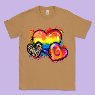 Classic Tee pride hearts