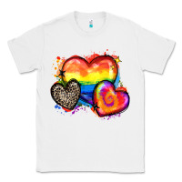 White pride hearts Classic Tee - Zillion Design Studio