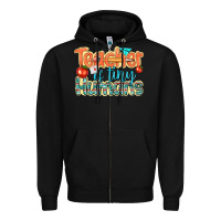 Black teacher of tiny humans Zipper Hoodie - texasbilliewilder
