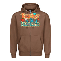 Chestnut teacher of tiny humans Zipper Hoodie - texasbilliewilder