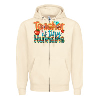 Sandshell teacher of tiny humans Zipper Hoodie - texasbilliewilder