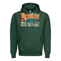 Sports Green teacher of tiny humans Zipper Hoodie - texasbilliewilder