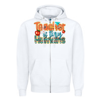 White teacher of tiny humans Zipper Hoodie - texasbilliewilder