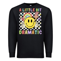 Black a little bit dramatic Premium Sweatshirt - JahusDesignShop