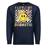 Navy a little bit dramatic Premium Sweatshirt - JahusDesignShop