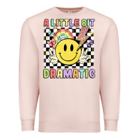 Pale Pink a little bit dramatic Premium Sweatshirt - JahusDesignShop