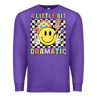 Purple a little bit dramatic Premium Sweatshirt - JahusDesignShop