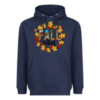 Navy fall vibes Heavyweight Hoodie - CowhideDigitalArt