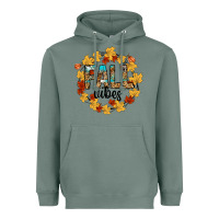 Sage fall vibes Heavyweight Hoodie - CowhideDigitalArt