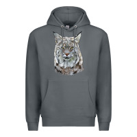 Rock Bobcat Head Premium Hoodie - LillyAllenDesigns