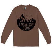 Chestnut Live Love Camp Long Sleeve Tee - Unal Design