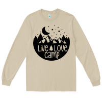 Mushroom Live Love Camp Long Sleeve Tee - Unal Design
