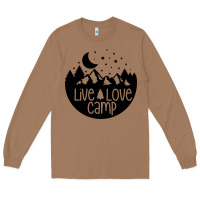 Toasted Coconut Live Love Camp Long Sleeve Tee - Unal Design