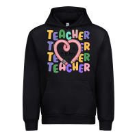 Black teacher and pencil heart Urban Hoodie - MaliasSmallBusiness