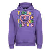 Tulip teacher and pencil heart Urban Hoodie - MaliasSmallBusiness