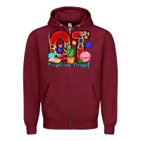 Burgundy ot occupational therapist Zipper Hoodie - Zillion Design Studio